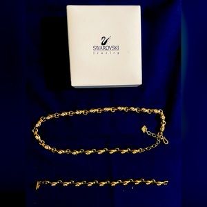Swarovski vintage necklace and bracelet set $100